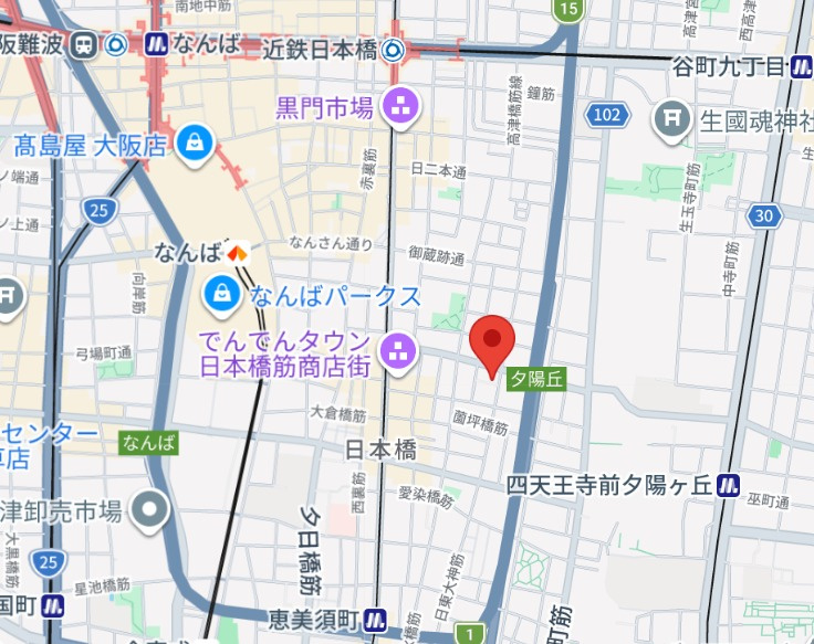 セレニテ難波プリエの地図