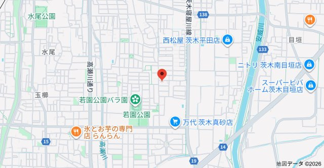 ファミール若園の地図