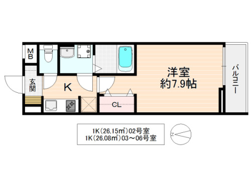 ラルエットの間取り