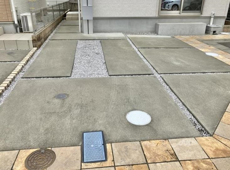 西原町戸建の駐車場|駐車場です