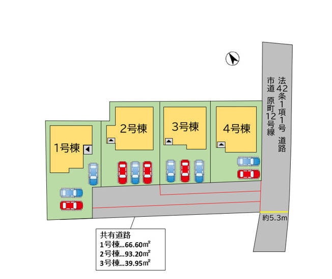 【区画図】 | 宗像市原町1期4号棟