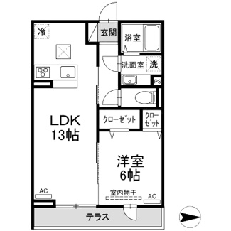 【間取り】 | セジュール春日町３