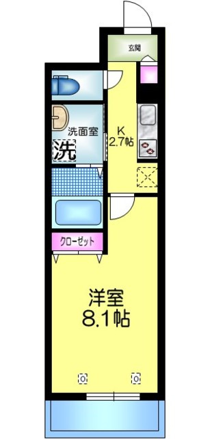 Ｔ－ＦＬＡＴの間取り|★洋室８．１帖★