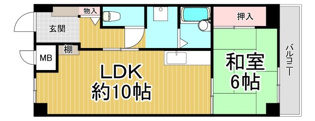 宝和マンションの間取り