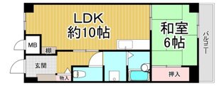 宝和マンションの間取り