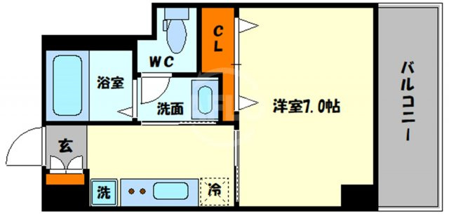 オアーゼ梅田東の間取り|オアーゼ梅田東　間取り