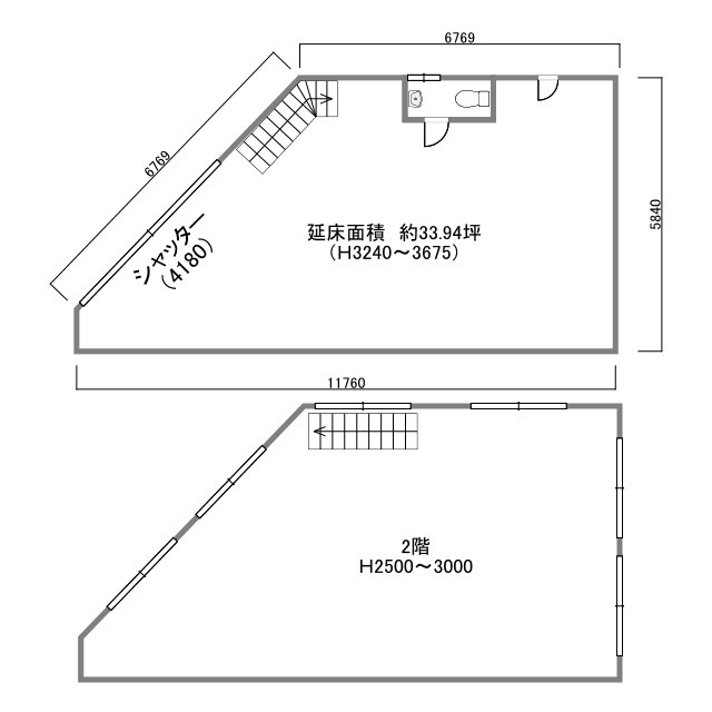 御幣島5丁目/貸事務所倉庫の間取り