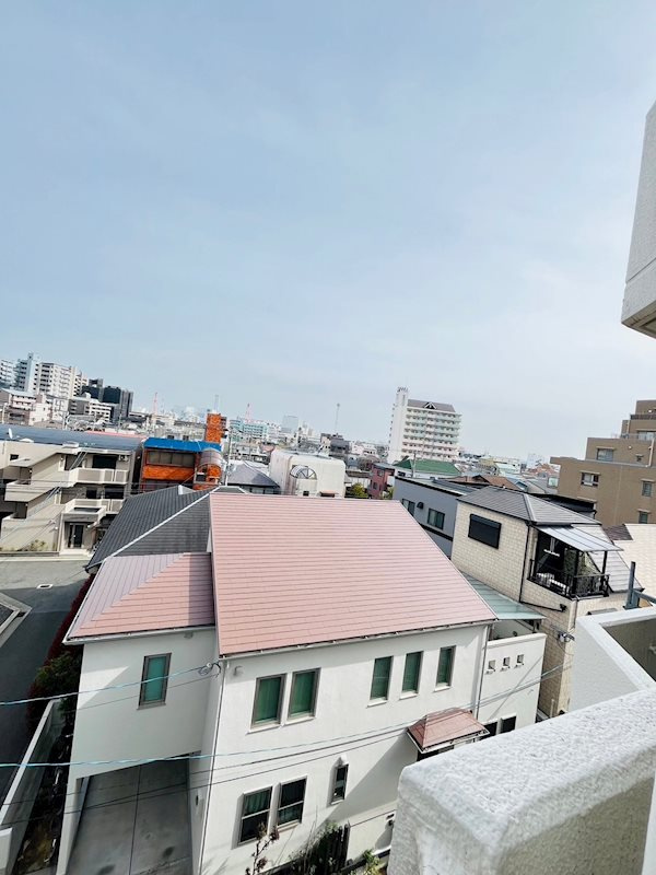 稗原マンションのバルコニー