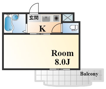 三景マンションの間取り