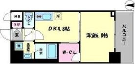 リッツ難波南Ⅱの間取り