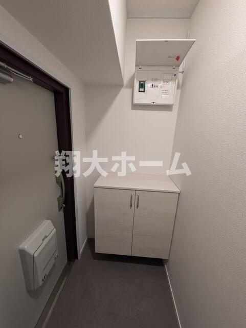 朝日千駄木マンションの玄関