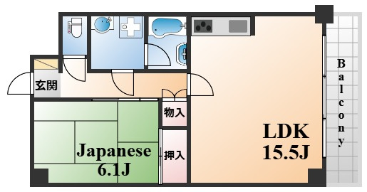 ステラ田中町の間取り