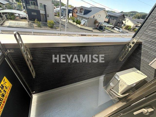 ヴィオラ西栄田町のバルコニー