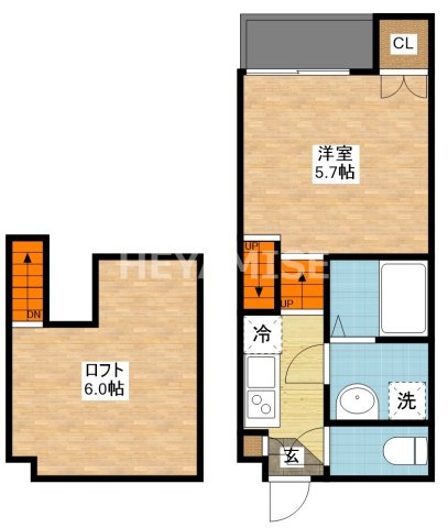 ヴィオラ西栄田町の間取り