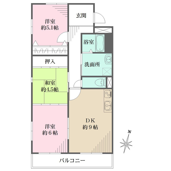 フェニックス本山の間取り