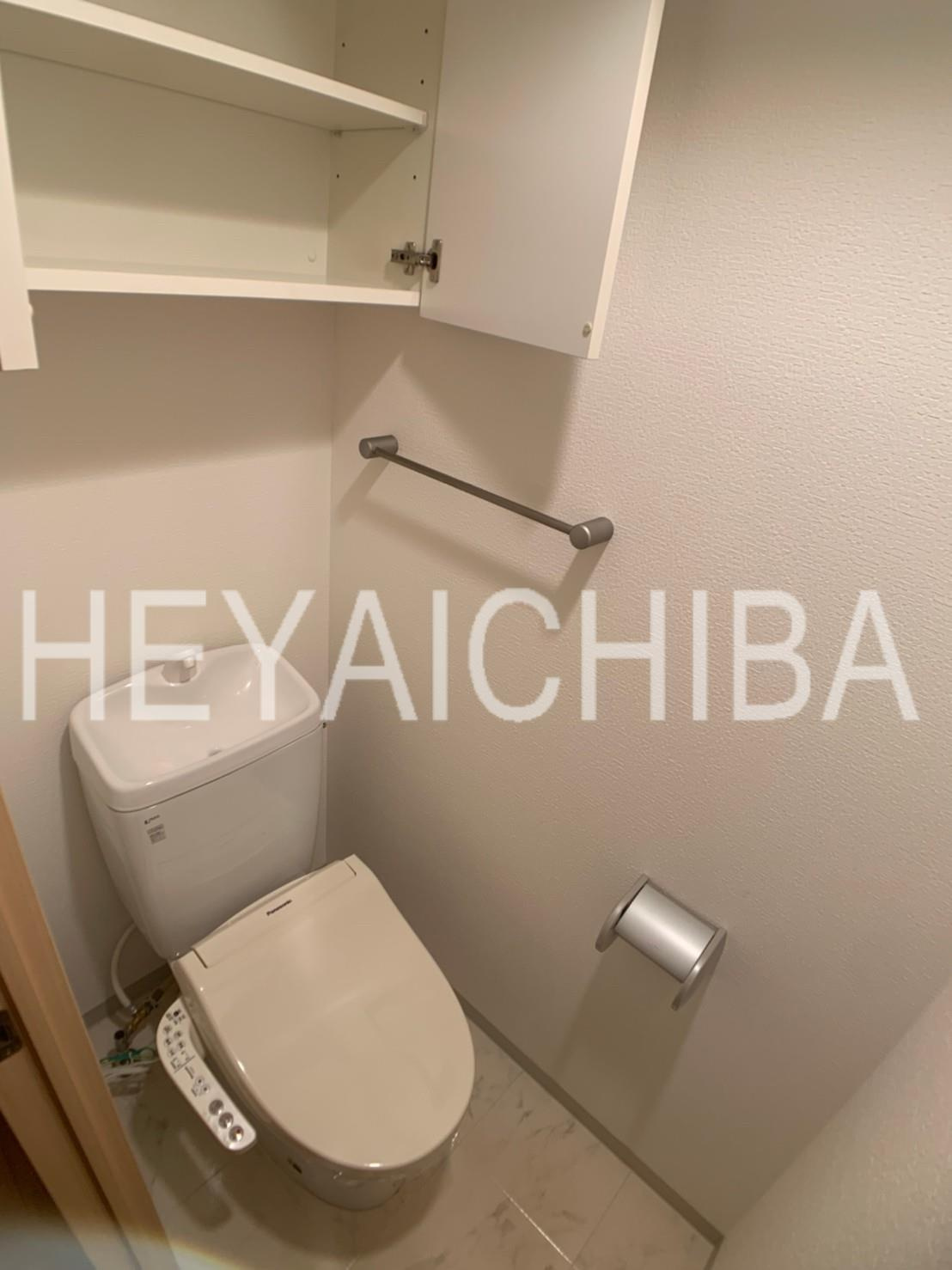 ヒューマンハイム新御徒町のトイレ|上部収納