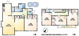 【間取り】 | 猪名川町白金３丁目　中古戸建 | 4LDKのスッキリと使いやすい間取りです。