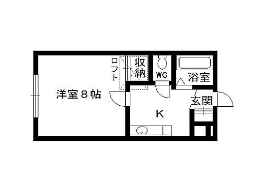 アラモード八乙女Ⅱの間取り