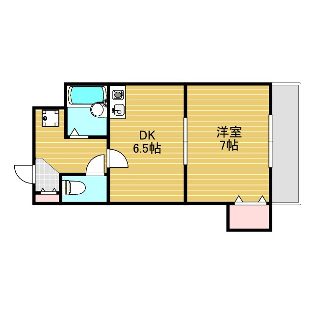 カーサミクニの間取り