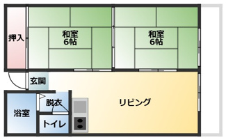 【間取り】 | ルネ宮田ビル