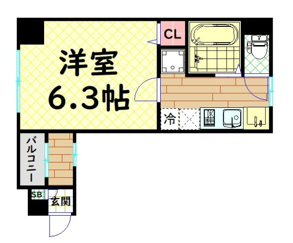 【間取り】 | ミーネ新町館