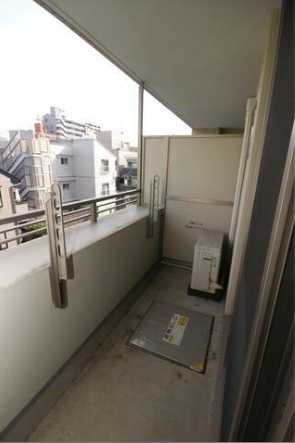 アンクラージュのバルコニー