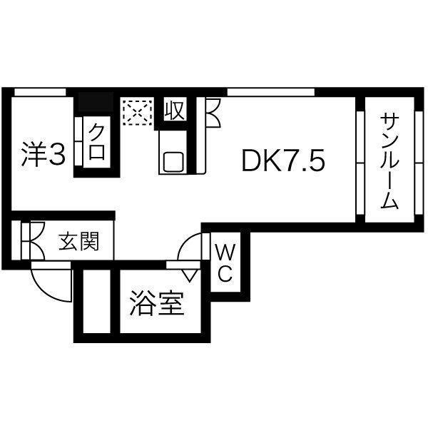 ラフィーネ・ドゥ・ミルの間取り