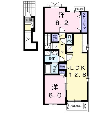 【間取り】 | ソラーナＢ
