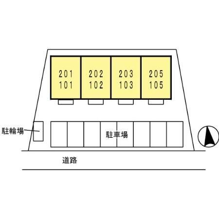 フローラリッシュの区画図