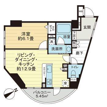 ルピナス用賀の間取り