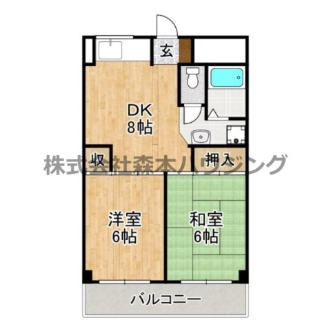 【間取り】 | 　グリーンピア守口