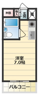 【間取り】 | フェルティ・シャトー守口