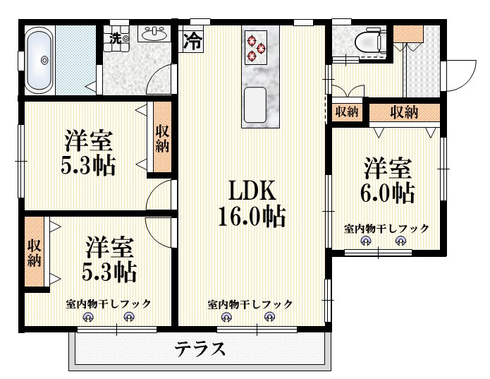 パルム丘の上の間取り