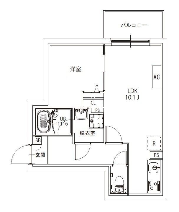 AXIA M-City浮間公園の間取り|間取りです。