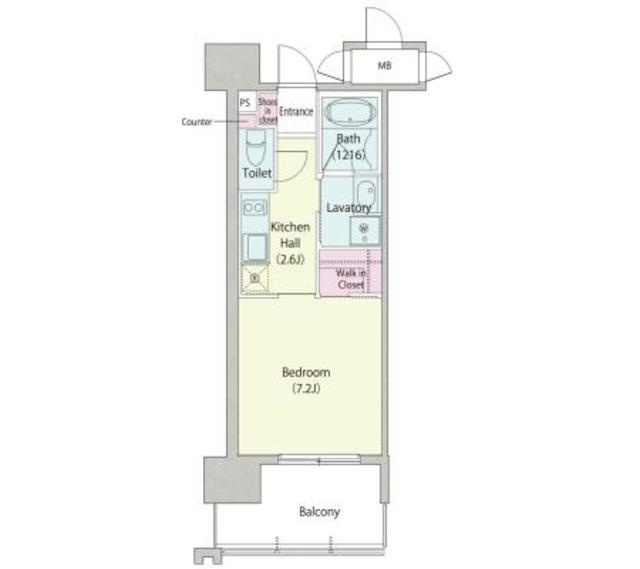 アデグランツ大須の間取り