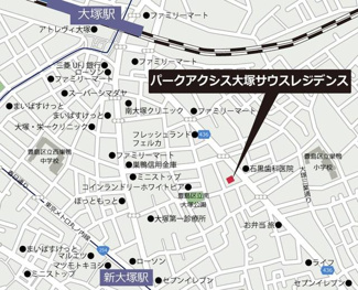 【地図】 | パークアクシス大塚サウスレジデンス