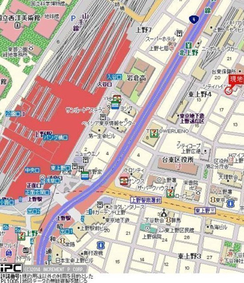 【地図】 | 東建シティハイツ上野