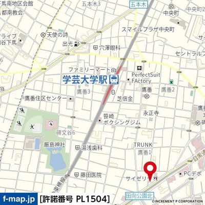 【地図】 | グランヴァン学芸大学