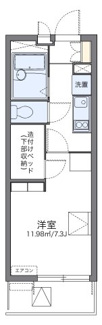 【間取り】 | レオパレス光 | 代表的な間取のため実際の間取とは異なる場合があります