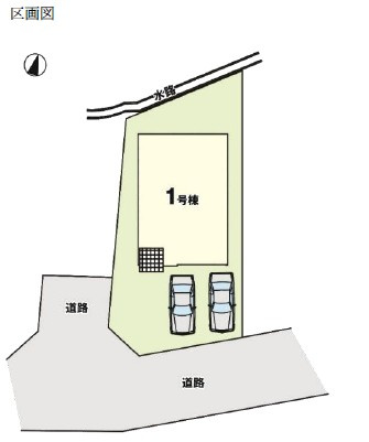 八王子市椚田町5期 新築戸建ての区画図