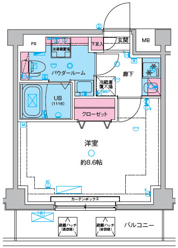 GENOVIA六町の間取り