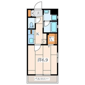 コンフォール南太田の間取り|間取りです。
