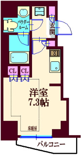 【間取り】 | プライムアーバン品川中延