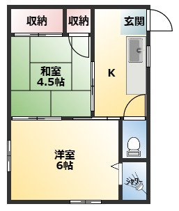 【間取り】 | メゾン志賀