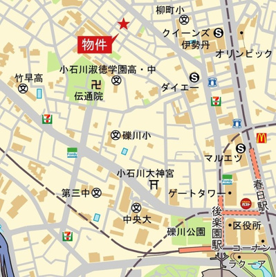 【地図】 | Ｄ．Ｌｕｓｓｏ小石川