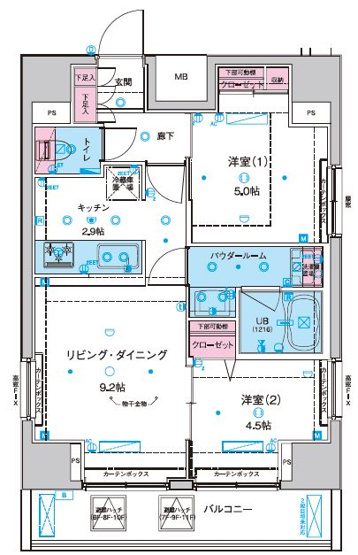 【間取り】 | ジェノヴィア東日暮里グリーンヴェール