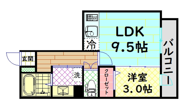【間取り】 | グレイス北花田