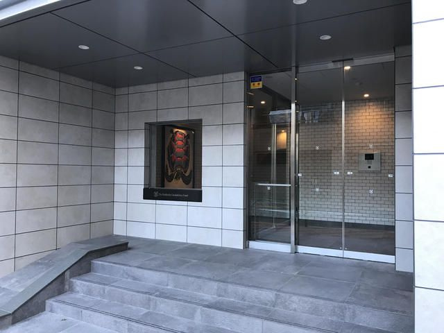 ザ・パークハビオ月島フロントのエントランス
