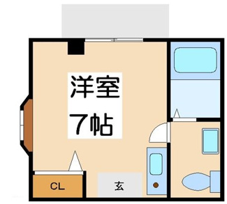 【間取り】 | コーポ木村 | 間取りです。