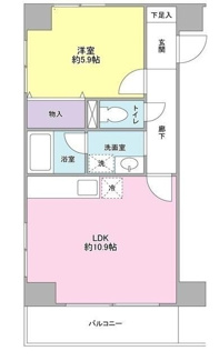 【間取り】 | プロスペクト入谷 | 間取りです。